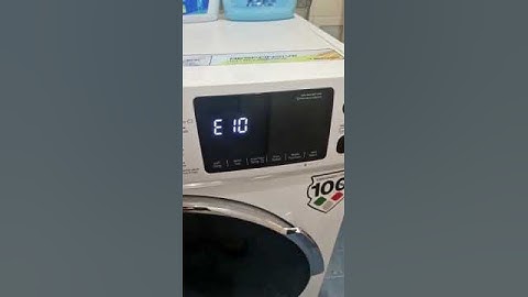 Panasonic washing machine E10 error repair 0526121198