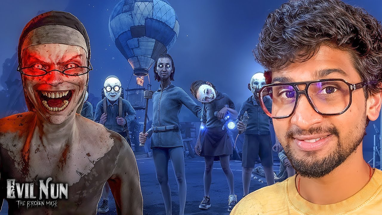 HOT AIR BALLON ESCAPE | EVIL NUN: THE BROKEN MASK FULL GAMEPLAY 