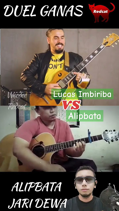 DUEL PALING GILA !!! ALIPBATA VS LUCAS IMBIRIBA #alip_ba_ta #fingerstyle #shorts