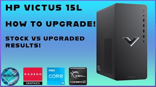 Upgrading the Cheapest HP Victus 15L Desktop GPU, SSD, PSU & RAM Stock VS Upgraded PC screenshot 2