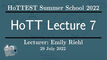 HoTT Lecture 7: The fundamental theorem of identity types -- HoTTEST Summer School 2022