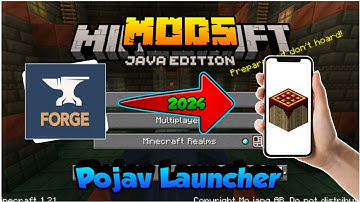 CÓMO instalar MODS EN POJAV LAUNCHER 2024 🔰 | Bien explicado