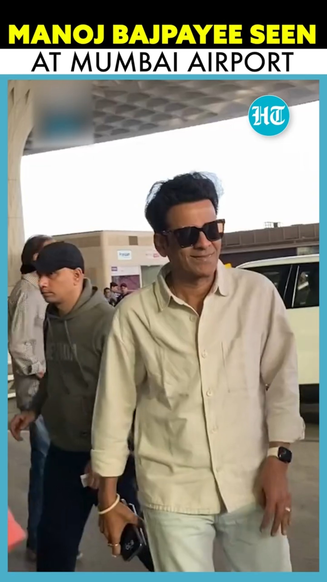 Versatile Bollywood Actor Manoj Bajpayee Caught On Camera At Mumbai Airport