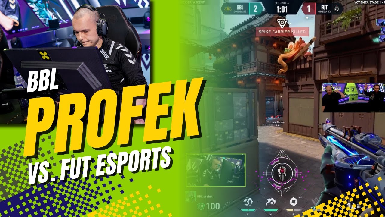 Casters React To BBL Profek First ACE In VCT EMEA | BBL vs FUT