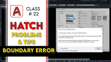 AutoCAD Hatch Problems & Tips - Boundary Errors | class 22 | Hindi/Urdu
