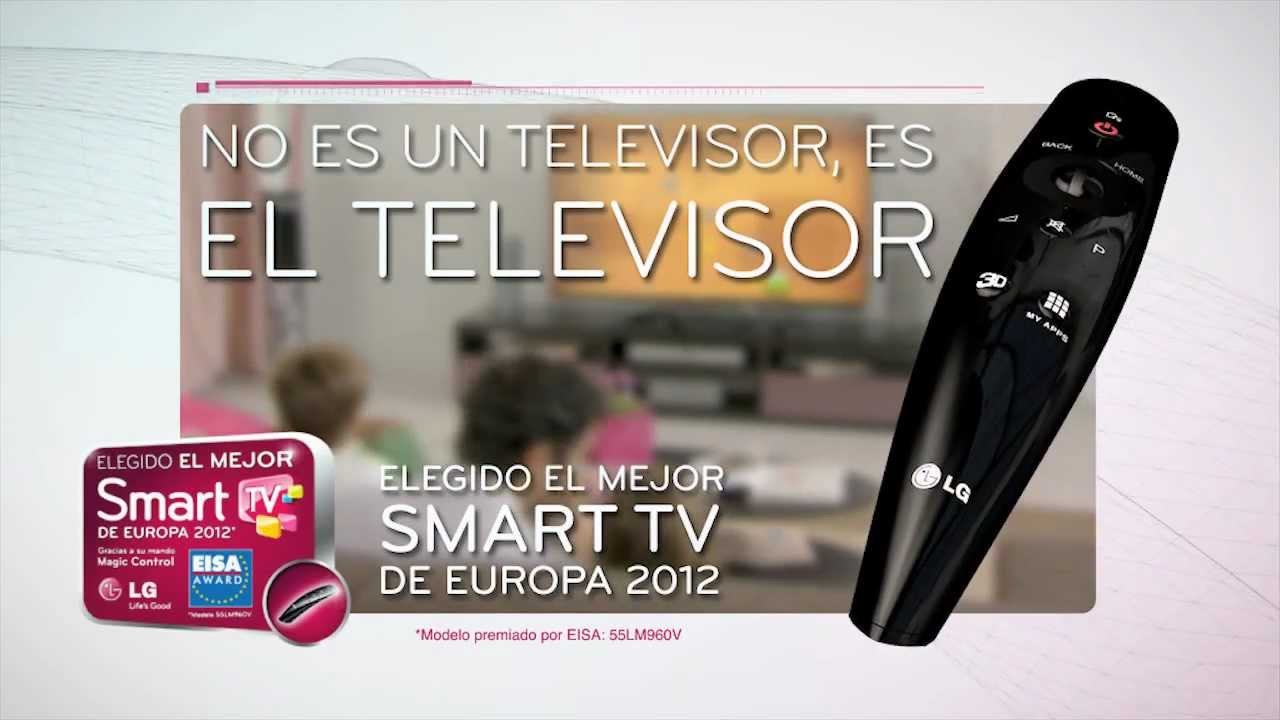 Televisor LG Smart TV: Mando Magic Control, apunta y navega 