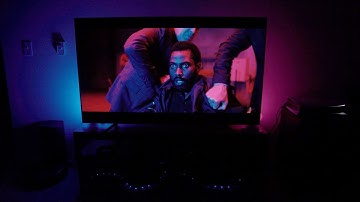 Philips Hue Play Gradient Lightstrips Setup On Sony A8H OLED TV
