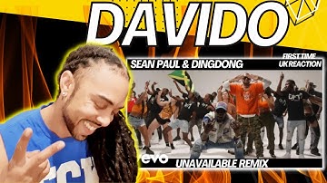 SUM CARIBBEAN FLAVOUR!! Davido FT Sean Paul, DING DONG & Musa Keys - UNAVAILABLE Remix [UK REACTION]