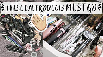 ADDICTED TO BROW PRODUCTS? // Brows, Mascara, Liner & Eyeshadow Declutter | Rachael Jade