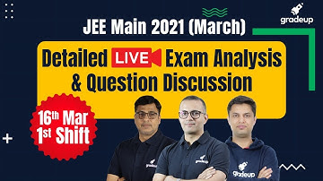 JEE Main Paper Analysis 2021 (16th Mar, 1st Shift) | JEE Main 2021 Question Paper, Expected Cutoff