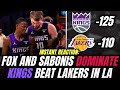 De&#39;Aaron Fox &amp; Sabonis DOMINATE Lakers in Kings win