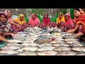 Fried Tilapia Fish Special Curry Recipe - 70 KG Big Tilapia Fish Cooking in Village for 250+ People