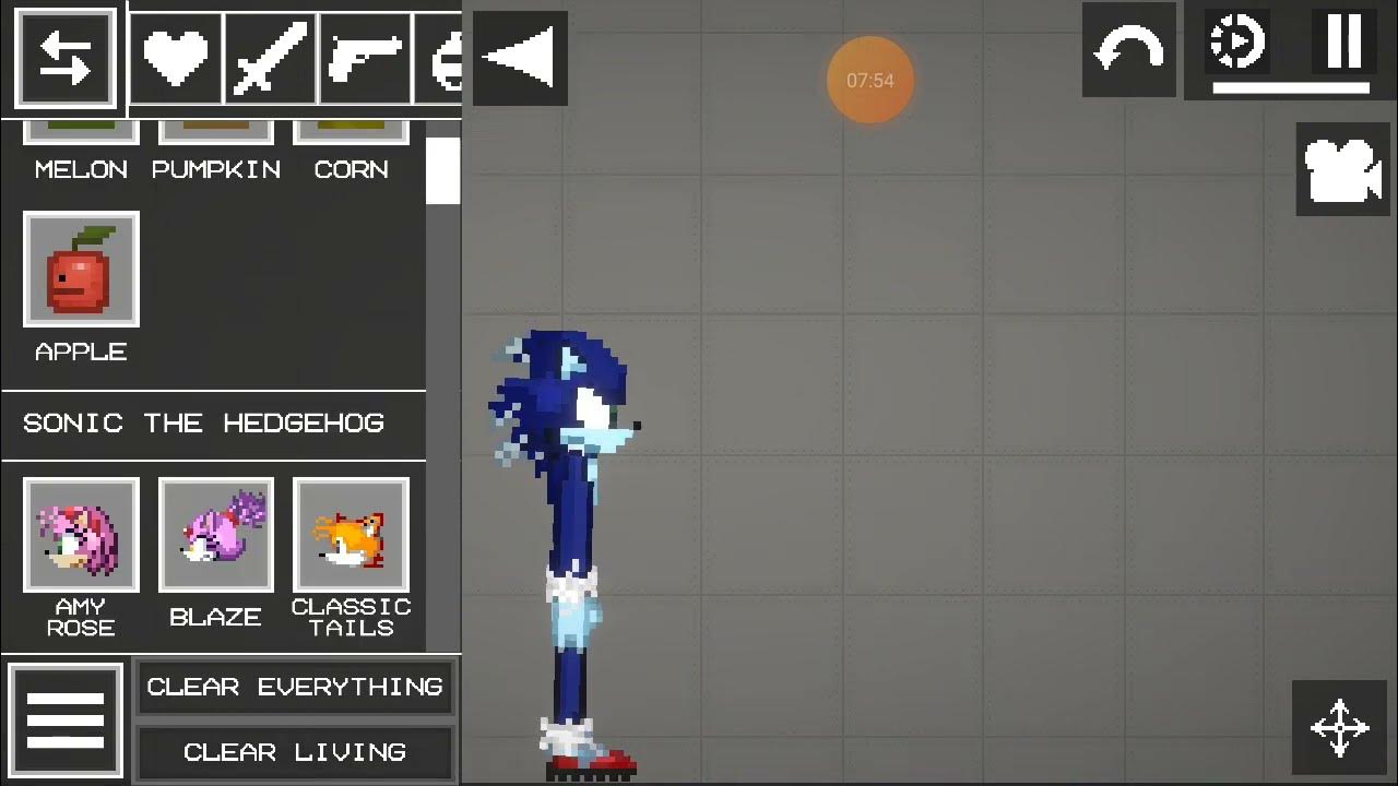 Rp No Melon Playground Com Os Personagem De Sonic (Parte 2) (Criador Do Mod PitSpotzz) YouTube
