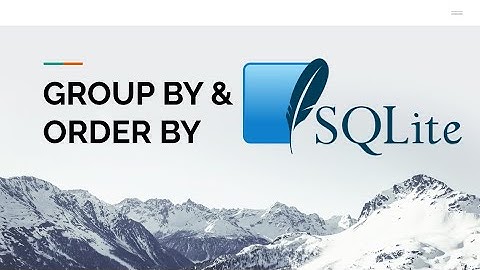 GROUP BY & ORDER BY with SQLite