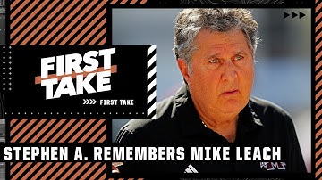 Stephen A. remembers the life and career of Mike Leach | First Take