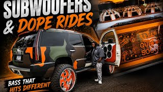 Young Dolph Wrapped Escalade With DC Audio Bass in it!