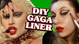 Lady Gaga's Chromatica Ball Makeup in 6 Mins - Speedy Graphic Eyeliner Tutorial ⚔️💓