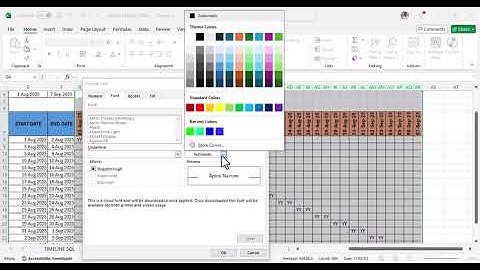 How to Create a Timeline in Excel