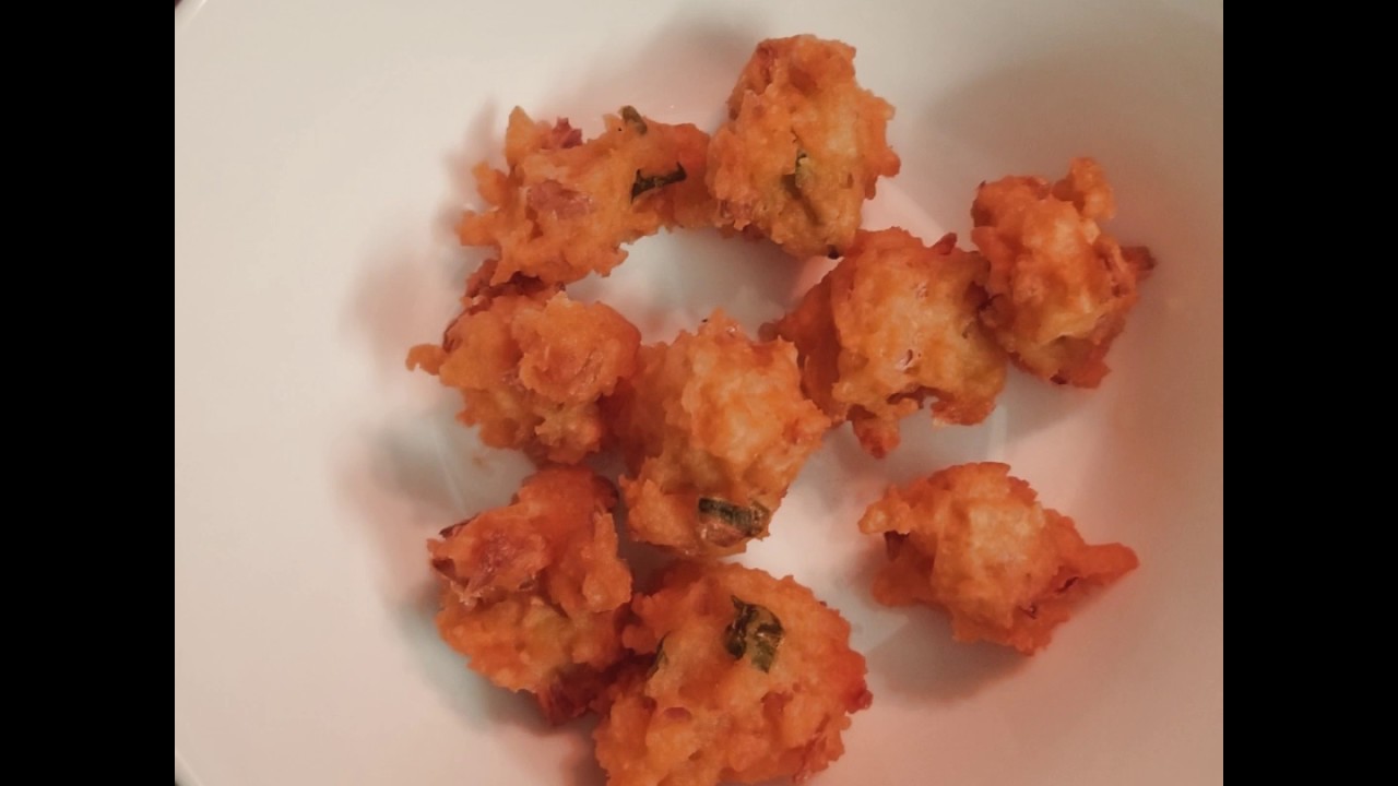 Pakoda with leftover cooked rice/How to make Pakoda - YouTube