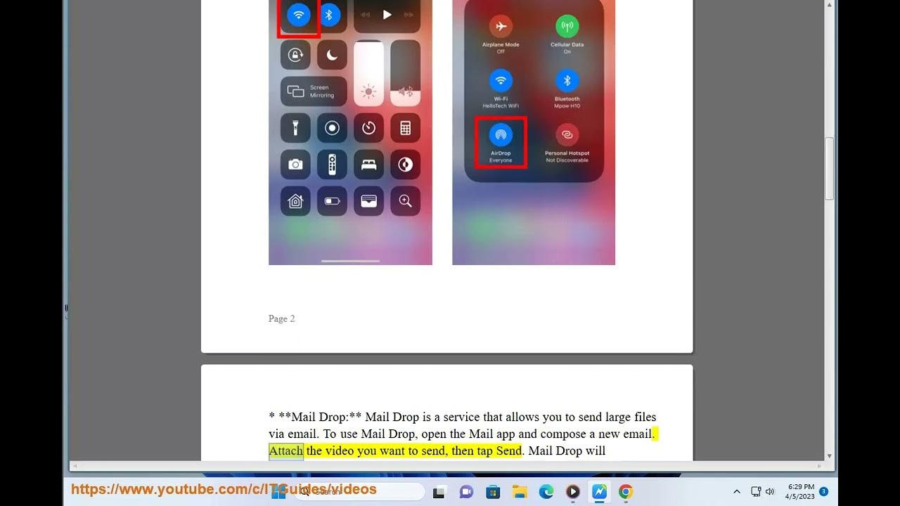 Send a large video from iphone youtube