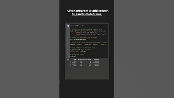 Adding new column to PANDAS Dataframe using Python 😱😁😎 #pythonshot #shorts #coding #code #python