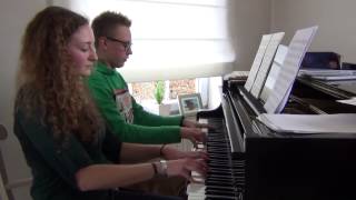 Video thumbnail of "Pirates of the caribbean - 4 hands piano"