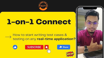 How to start writing test cases & testing on real time application? #qaengineer #oneononesession