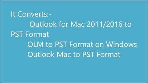 OLM to PST Converter for Windows   Gladwev Software