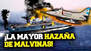 Malvinas I El ataque QUIRÚRGICO del Skyhawk argentino que ANIQUILÓ al HMS Ardent