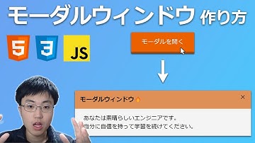 モダールウィンドウをHTMLとCSSとJavascriptで実装してみよう