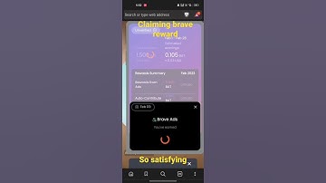 Collecting brave rewards 🤩🤩🥳 #youtubeshorts #brave #shorts