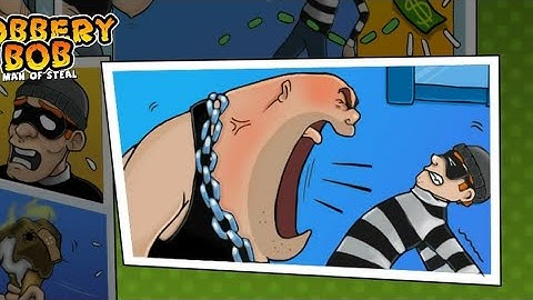 Robbery Bob - Gameplay Walkthrough - Chapter 2: DOWNTOWN (iOS,Android)Part-1