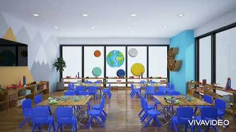 Video các mẫu thiết kế 3D nội thất phòng học