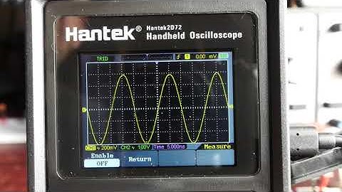Hantek  2D72 Hand held Oscilloscope review