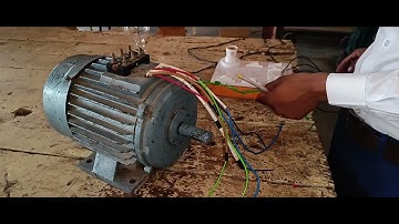 identify of three phase induction motor terminal