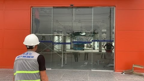 CỬA TỰ ĐỘNG POLARIS HÀN QUỐC - LẮP CHO NHÀ MÁY SEASUNSPORTS NAM ĐỊNH LH 0962685688