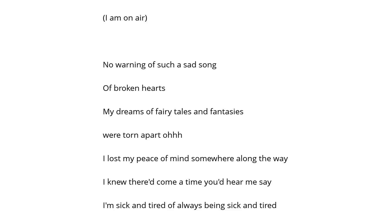 Anastacia Sick And Tired Şarkı Sözü YouTube Anastacia Sick And Tired Şarkı Sözü YouTube