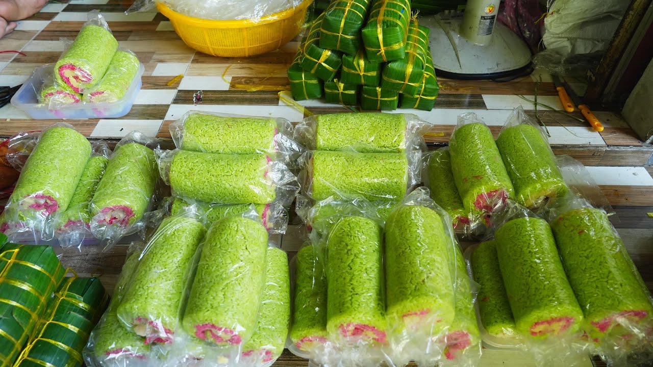 Sáng tạo gói bánh tét bằng khuôn nhựa siêu đơn giản cực nhanh và đẹp