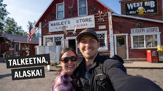 Exploring Talkeetna, Alaska (a CHARMING, quirky town!) | FOOD, fishing, & trying birch syrup!
