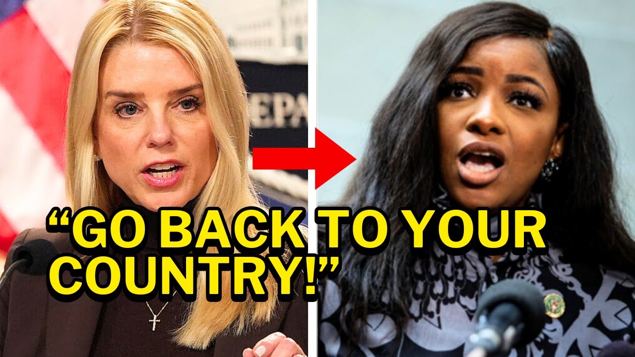 Pam Bondi INSULTS Jasmine Crockett “Go Back to Africa”—But Her Response Shocks All Of America