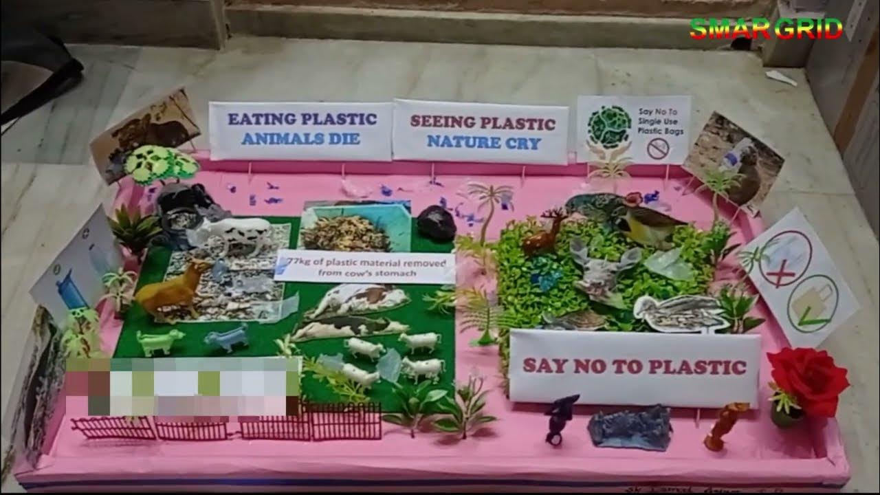 Say No to Plastic Eating Plastic Animals Dying, Seeing plastic Nature
