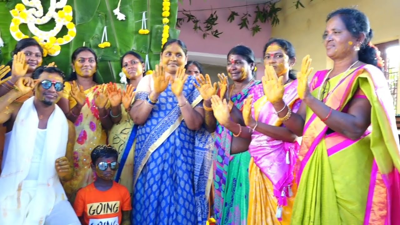#Haldi ceremony||#wedding moments||Vikram 💛mamatha