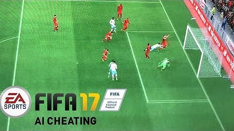 Is this FIFA 17’s AI cheating to score? - Foul and goal scripted