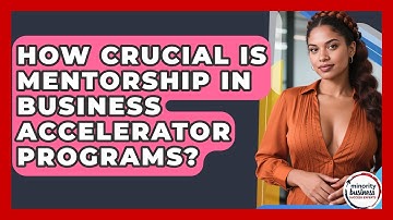 How Crucial Is Mentorship In Business Accelerator Programs? - Minority Business Success Experts