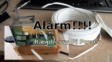 Alarm System built with Raspberry Pi