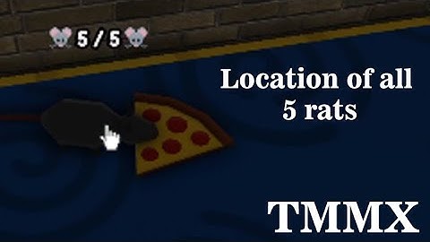 Location of all 5 rats in The Mad Murderer X