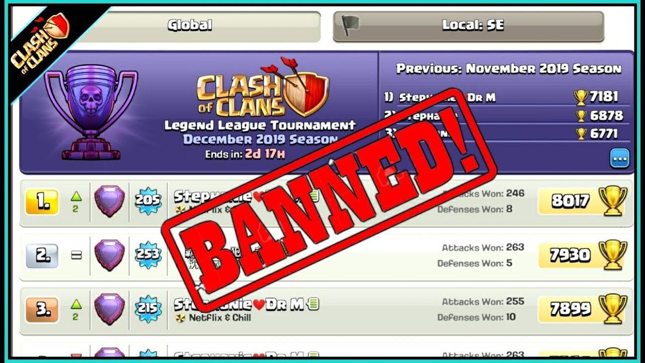 Finnaly DrMujtaba and Stephanie Got Banned By Supercell !