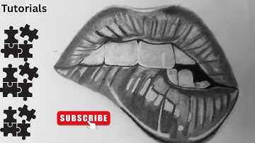 Tekening van glanzende lippen | Eenvoudige stap-voor-stap tutorial