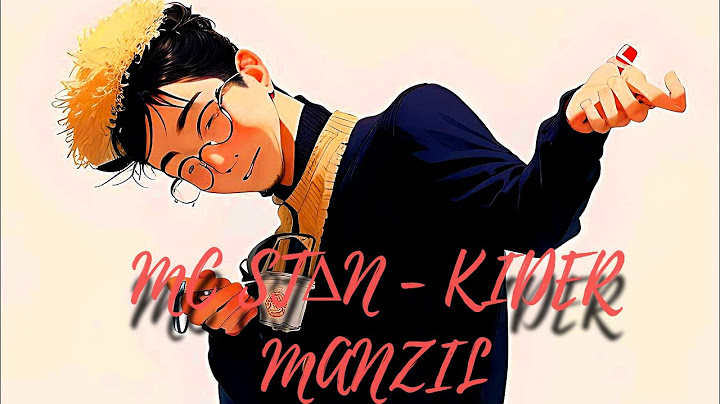 MC STΔN - KIDER MANZIL (Official Lyrics Different Audio)