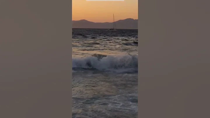 Sunset Point of Mykonos Island 🇬🇷 | Beautiful Sunset 🌇 #mykonos #greece #mykonosgreece